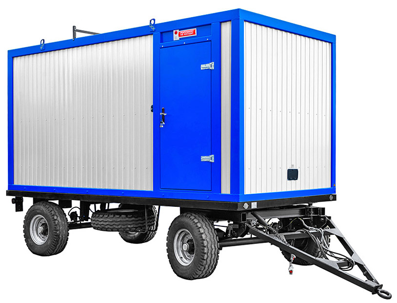 Передвижная электростанция в контейнере