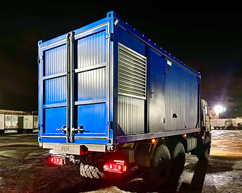 Контейнер СЭТ для ДГУ на шасси КАМАЗ Контейнер СЭТ для ДГУ на шасси КАМАЗ