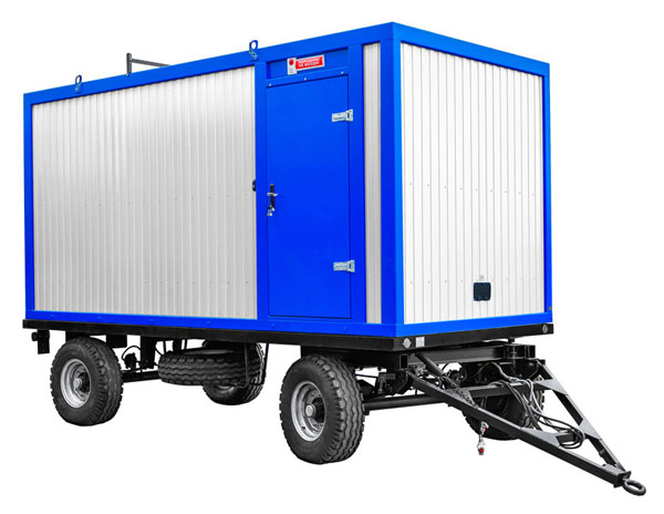 Передвижная ДЭС на шасси тракторного прицепа