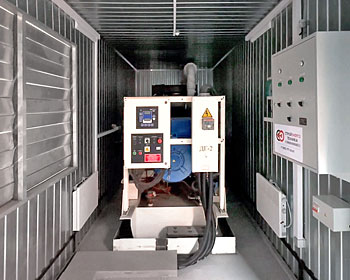 Контейнер для ДГУ производства компании ООО «СтройЭнергоТехника»