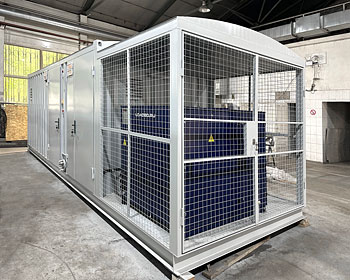 Блок-контейнер для ДГУ с нагрузочным модулем