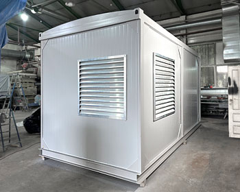 Контейнер для ДГУ производства компании ООО «СтройЭнергоТехника»