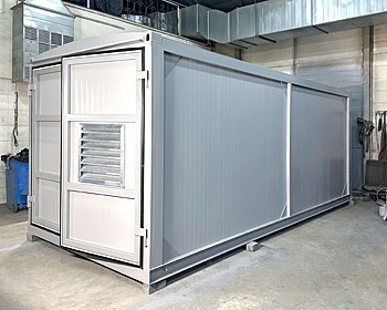 Контейнер для ДГУ производства компании ООО «СтройЭнергоТехника»