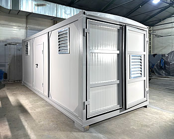 Контейнер для ДГУ производства компании ООО «СтройЭнергоТехника»