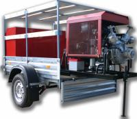 Мотопомпа пожарная Водолей МП 20/100.03 (на прицепе)