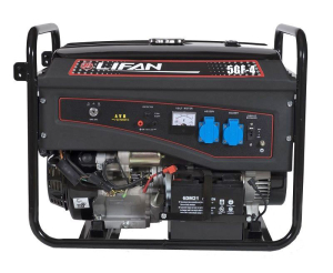 Бензиновый генератор Lifan 5 GF-4 (LF6500E)