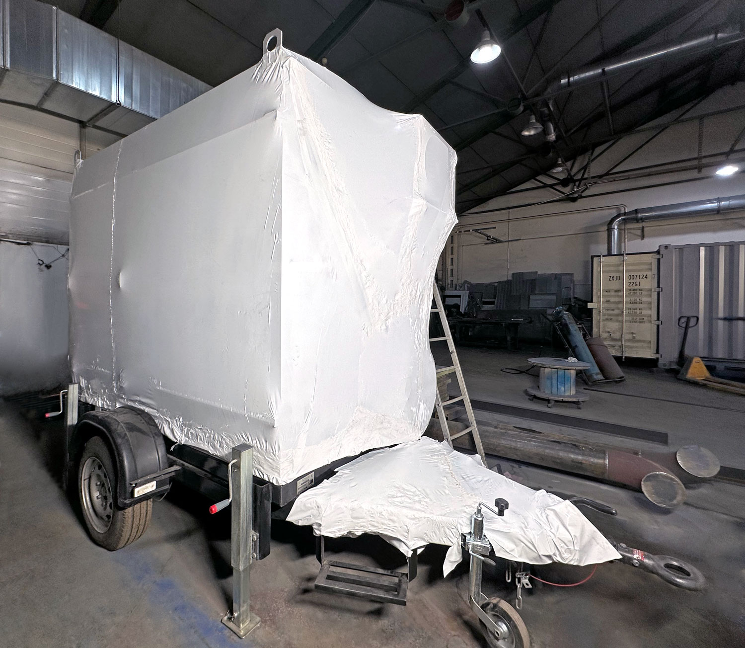 Контейнер на шасси для лаборатории