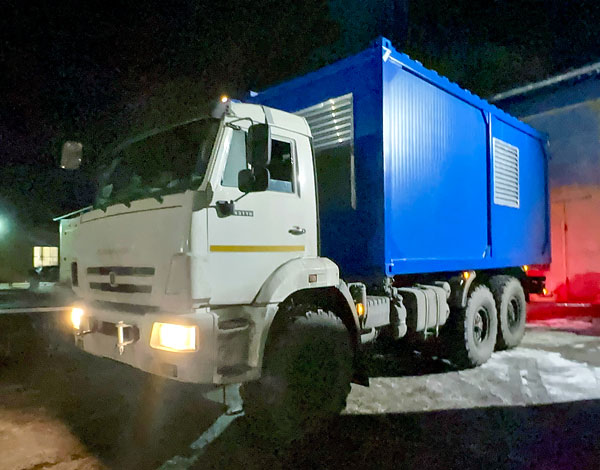 РИСЭ СЭТ 400 кВт на шасси КАМАЗ