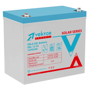 Аккумулятор Vektor Plus GEL 12-55