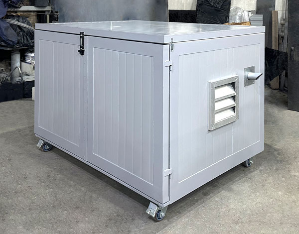 Кожух для генератора Амперос для частного коттеджа