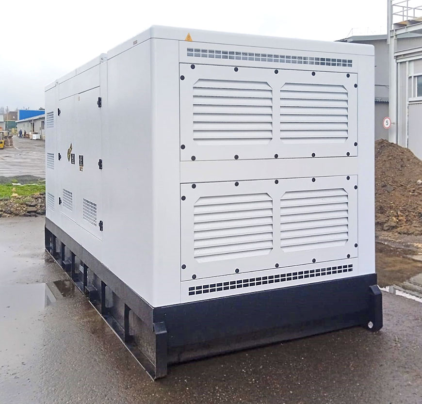 Генераторы 300 и 500 кВт в кожухе