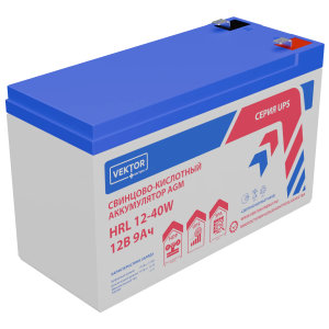 Аккумулятор Vektor Energy HRL 12-40W