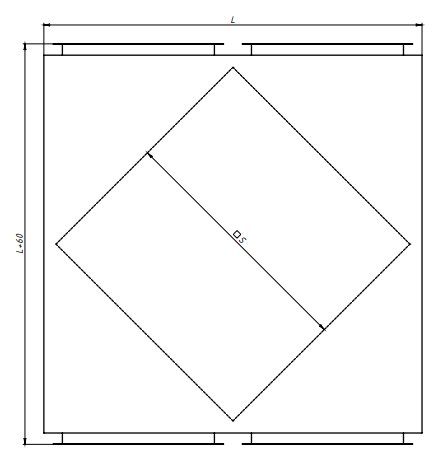 Рекуператор STR 50x25 исп. 2