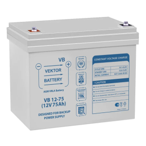 Аккумулятор Vektor Plus VB 12-75