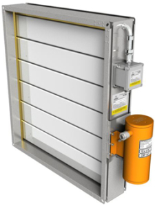 Клапан воздушный утепленный КВУ-Ех (взрывозащищенное исполнение)