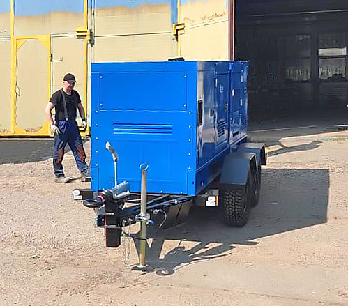 Дизельгенератор СЭТ 120 кВт на прицепе