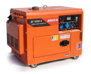 Дизельный генератор MVAE ДГ6300К