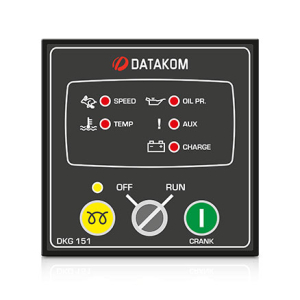 Контроллер ручного запуска генератора Datakom DKG-151 (релейные выходы 10А) Контроллер ручного запуска генератора Datakom DKG-151 (релейные выходы 10А)