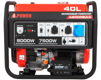 Бензиновый генератор A-iPower A8000EAX
