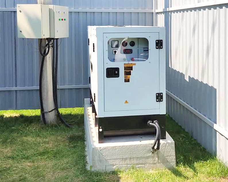 Генератор АД-16С-Т400 в кожухе с АВР под ключ