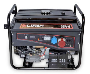 Бензиновый генератор Lifan 7 GF2-4 (LF7500E3)
