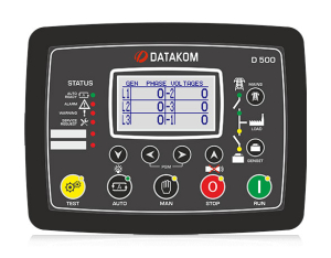 Контроллер для генератора Datakom D-500-MK3 (MPU + J1939) Контроллер для генератора Datakom D-500-MK3 (MPU + J1939)