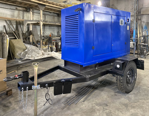 Отгрузка двух РИСЭ 30 кВт на тракторном шасси