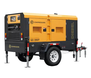 Дизельный компрессор ET-Compressors ET SD-390T-10 на шасси