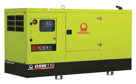 Дизельный генератор Pramac GSW140I в кожухе