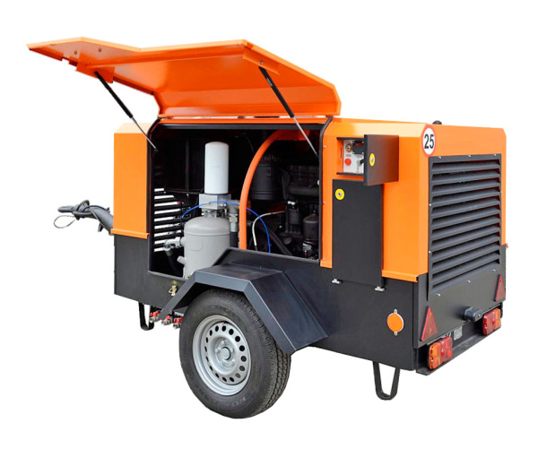 Компрессор ММЗ ПВ3,5/0,7 на шасси