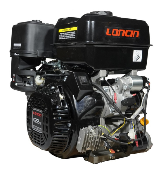 Бензиновый двигатель Loncin LC196FD (D type) D25 20А