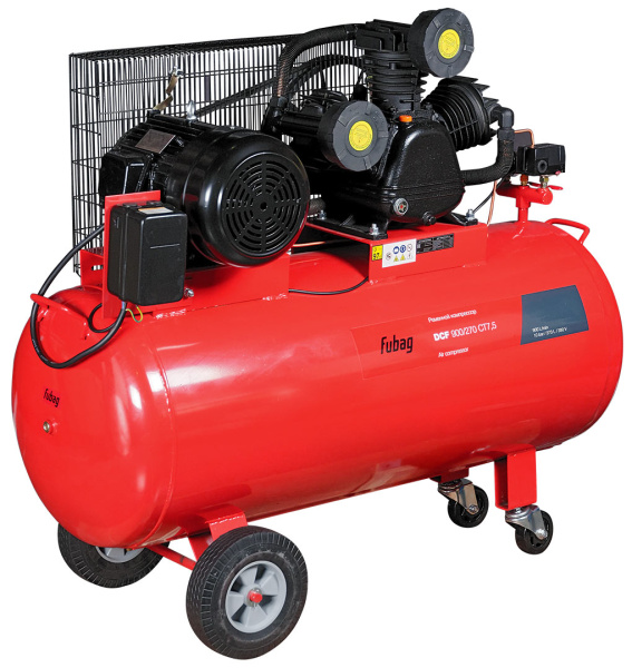 Ременной двухступенчатый компрессор Fubag DCF-900/270 CT7.5
