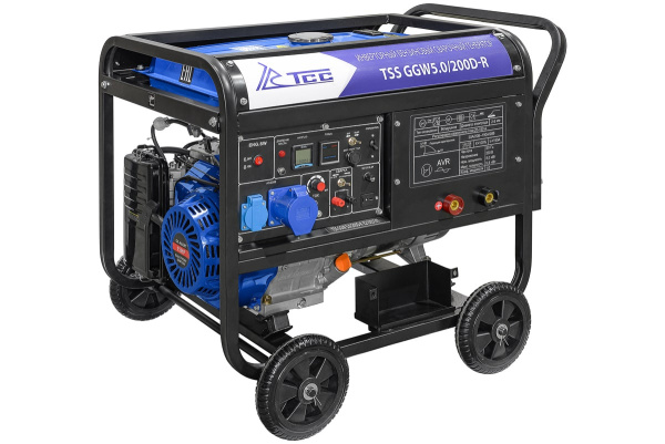 Бензиновый генератор ТСС GGW 5.0/200D-R сварочный инверторный