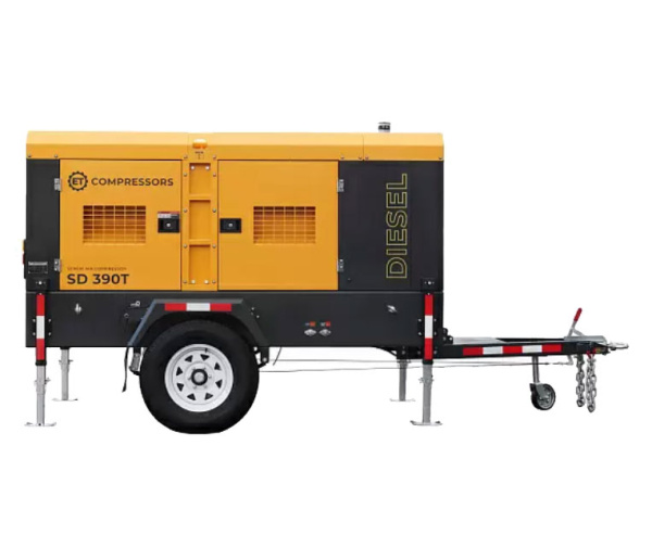 Дизельный компрессор ET-Compressors ET SD-390T-10 на шасси