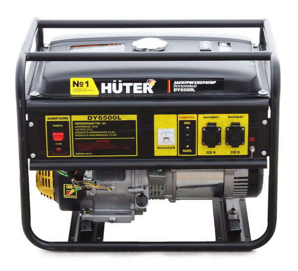 Бензиновый генератор Huter DY6500L