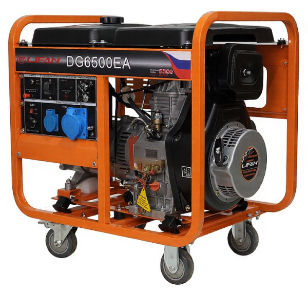 Дизельный генератор Lifan DG6500EA