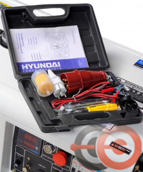 Дизельный генератор Hyundai DHY 8000SE-3