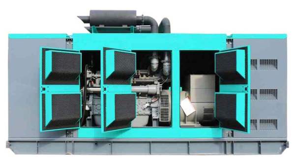 Дизельный генератор Амперос АД 600-Т400 в кожухе