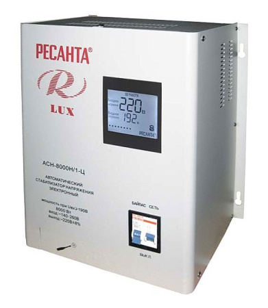 Стабилизатор напряжения Ресанта АСН-8000Н/1-Ц Lux