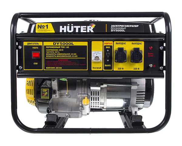 Бензиновый генератор Huter DY5000L
