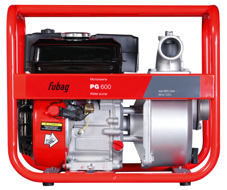 Бензиновая мотопомпа Fubag PG 600