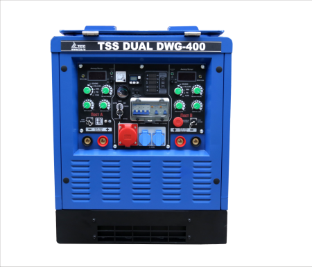 Двухпостовой дизельный сварочный генератор ТСС DUAL DWG-400