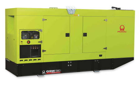 Дизельный генератор Pramac GSW560V в кожухе