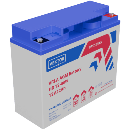 Аккумулятор Vektor Plus HR 12-80W