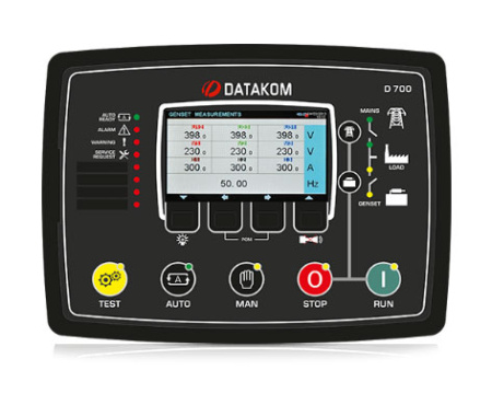 Контроллер для генератора Datakom D-700 TFT-AMF (RS-485, Ethernet)