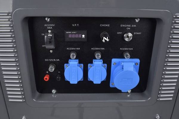 Бензиновый генератор EVOline QB 12000 E в кожухе