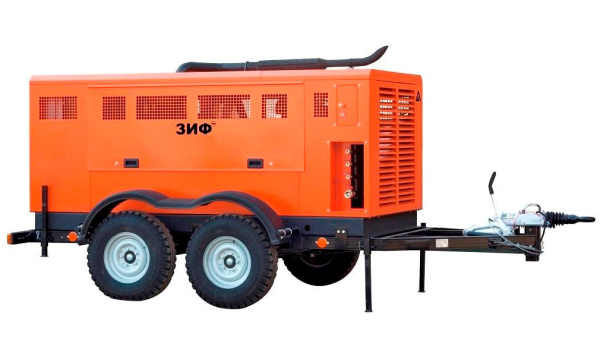 Дизельный компрессор ЗИФ ПВ-16/1,5 на шасси