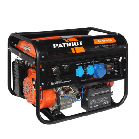 Бензиновый генератор Patriot GP 6510AE