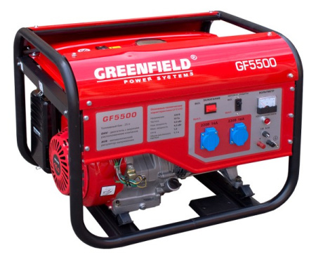 Бензогенератор Greenfield GF 5500