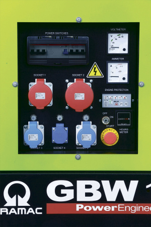 Дизельный генератор Pramac GBW22Y (1 фаза) в кожуухе